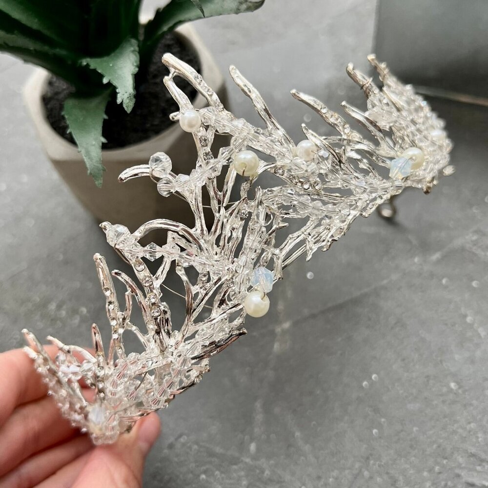 Retro Hair Accessories for Wedding Birthday Prom Pageant Quinceanera tiara